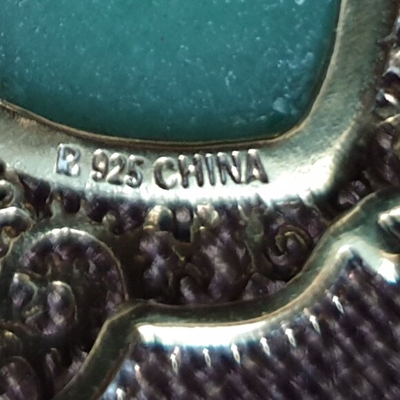 Vintage 1950s Chinese Export Green Jade Sterling Gold Vermeil Filigree Bracelet - Picture 7 of 13